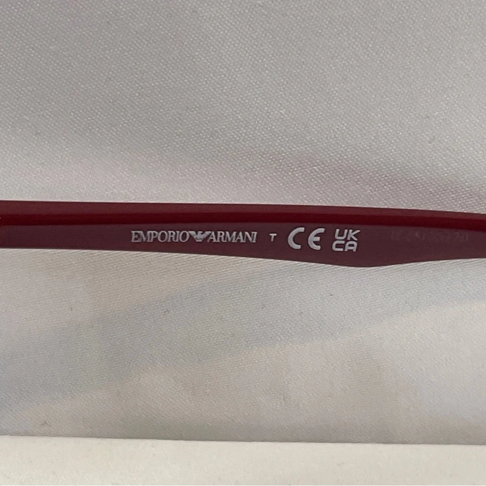 Emporio Armani EA4073 Bordeaux Cat-Eye Sunglasses With Brown Gradient Lenses - Picture 3 of 12